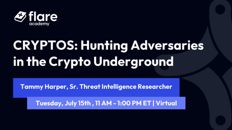 CRYPTOS: Hunting Adversaries in the Crypto Underground
