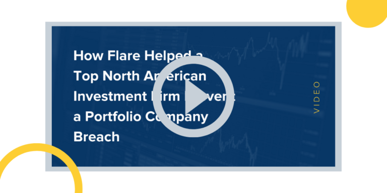 video How Flare helps cybersecurity teams accelerate reconnaissance