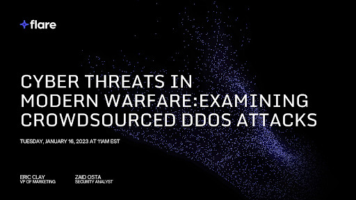 Cyber Threats in Modern Warfare: Examining Crowdsourced DDoS Attacks