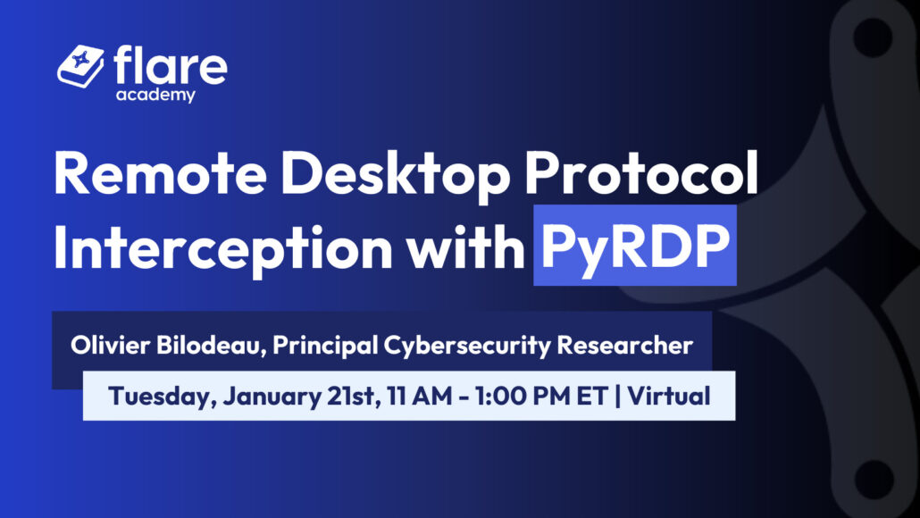 Remote Desktop Protocol Interception with PyRDP