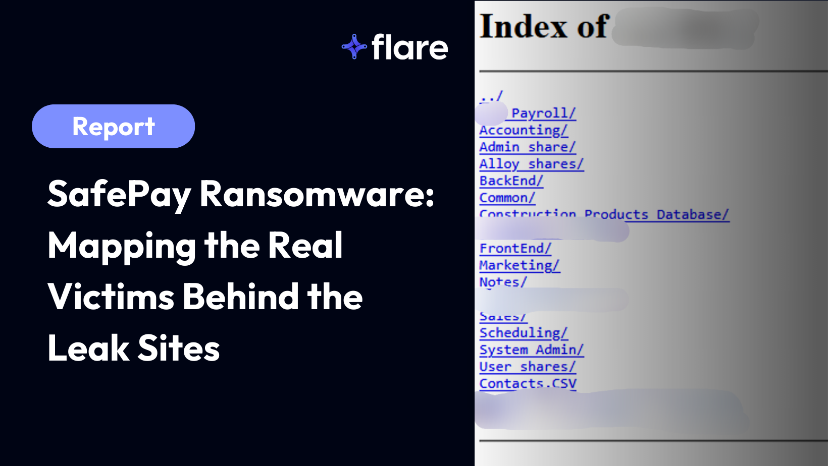 SafePay Ransomware Mapping the Real Victims Behind the Leak Sites Flare